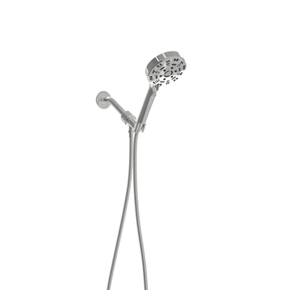 Multi Function Adjustable Hand Shower 8 Function Hand Shower Plastic With Wall Mount - Chrome Daily Nest