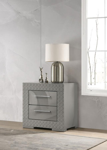 Ives - 2-Drawer Nightstand Bedside Table Coaster Fine Furniture