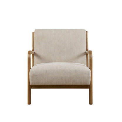 Mid-Century Style Lounge Chair With Upholstered Seat JLA