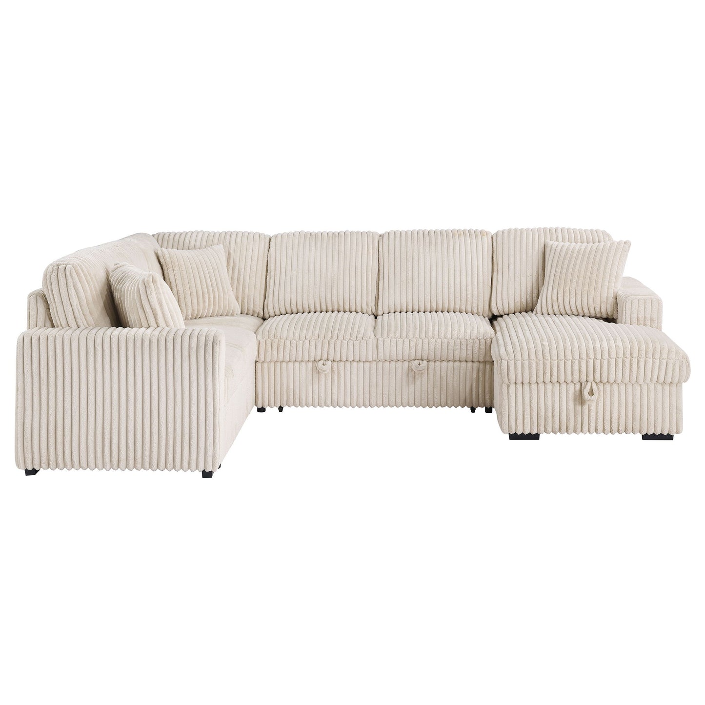 Thurston - Storage Sectional Sofa With Pop Up Bed Furniture Max