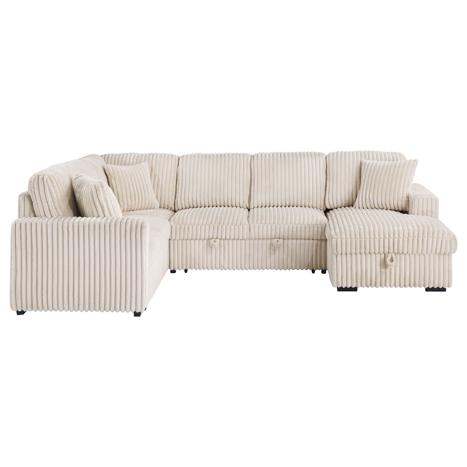 Thurston - Storage Sectional Sofa With Pop Up Bed Furniture Max
