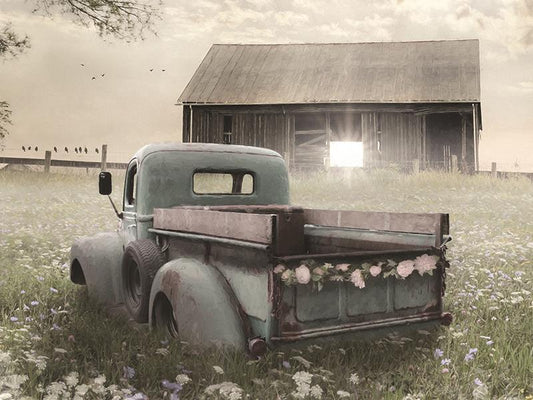 The Old Ride By Lori Deiter (Framed Small) - Gray Classy Art