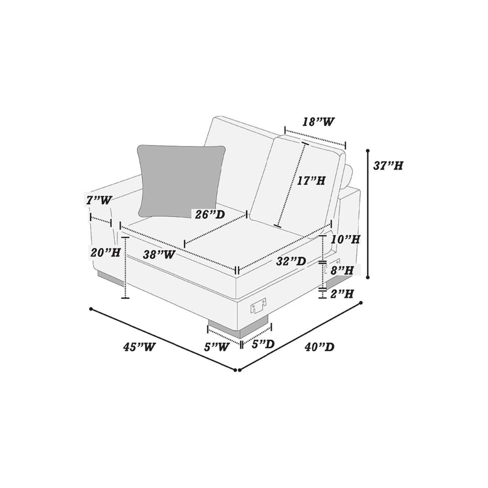Modular Seating With Pillows Home Essentials