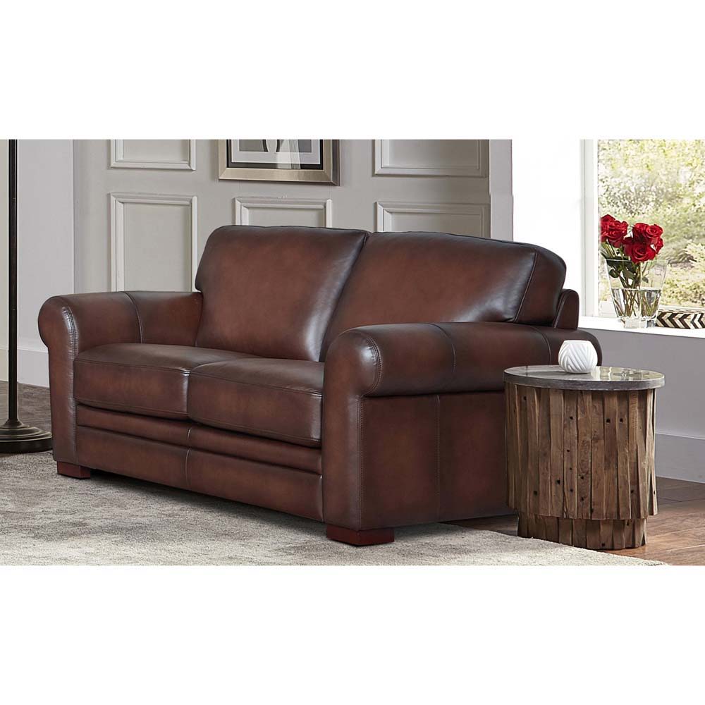 Brookfield - Leather Loveseat Hydeline Furniture