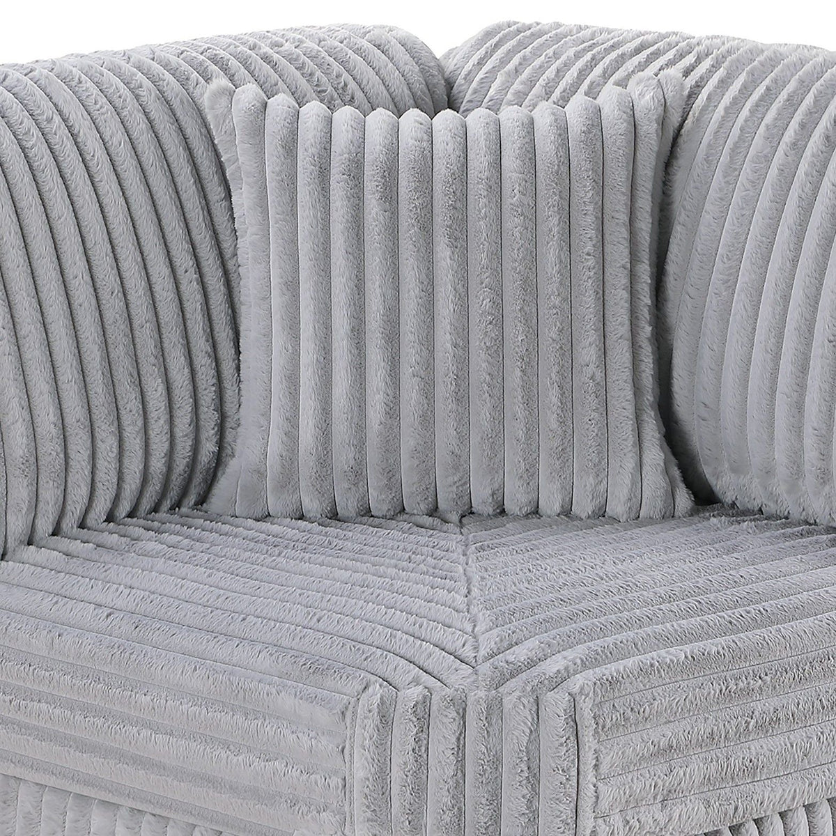 Corner Wedge Chair With Pillow, Living Room Furniture Home Essentials