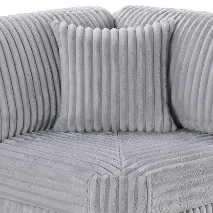 Corner Wedge Chair With Pillow, Living Room Furniture Home Essentials