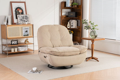 Power Recliner Swivel Glider USB Charger With Bluetooth Music Player, Sleep, Working, Game And Leisure Home Essentials