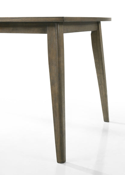 Bistro - Dining Table With Off White Fabric Dining Chairs Lilola Home