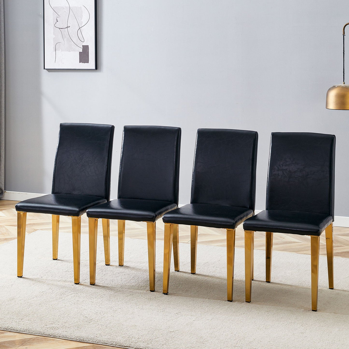 Modern Dining Chairs With Metal Legs Home Essentials