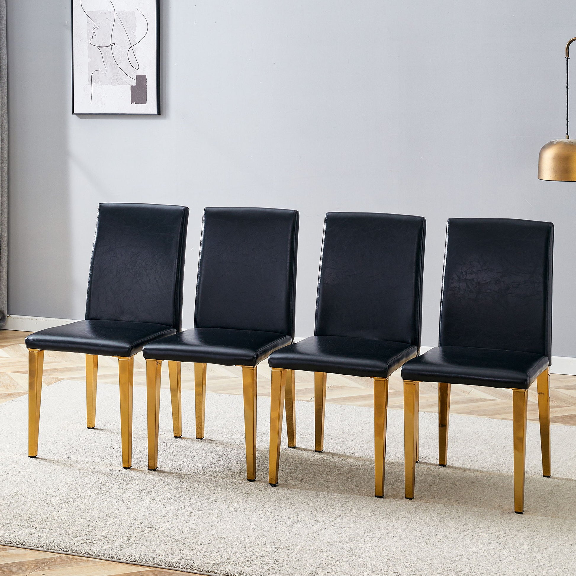 Modern Dining Chairs With Metal Legs Home Essentials