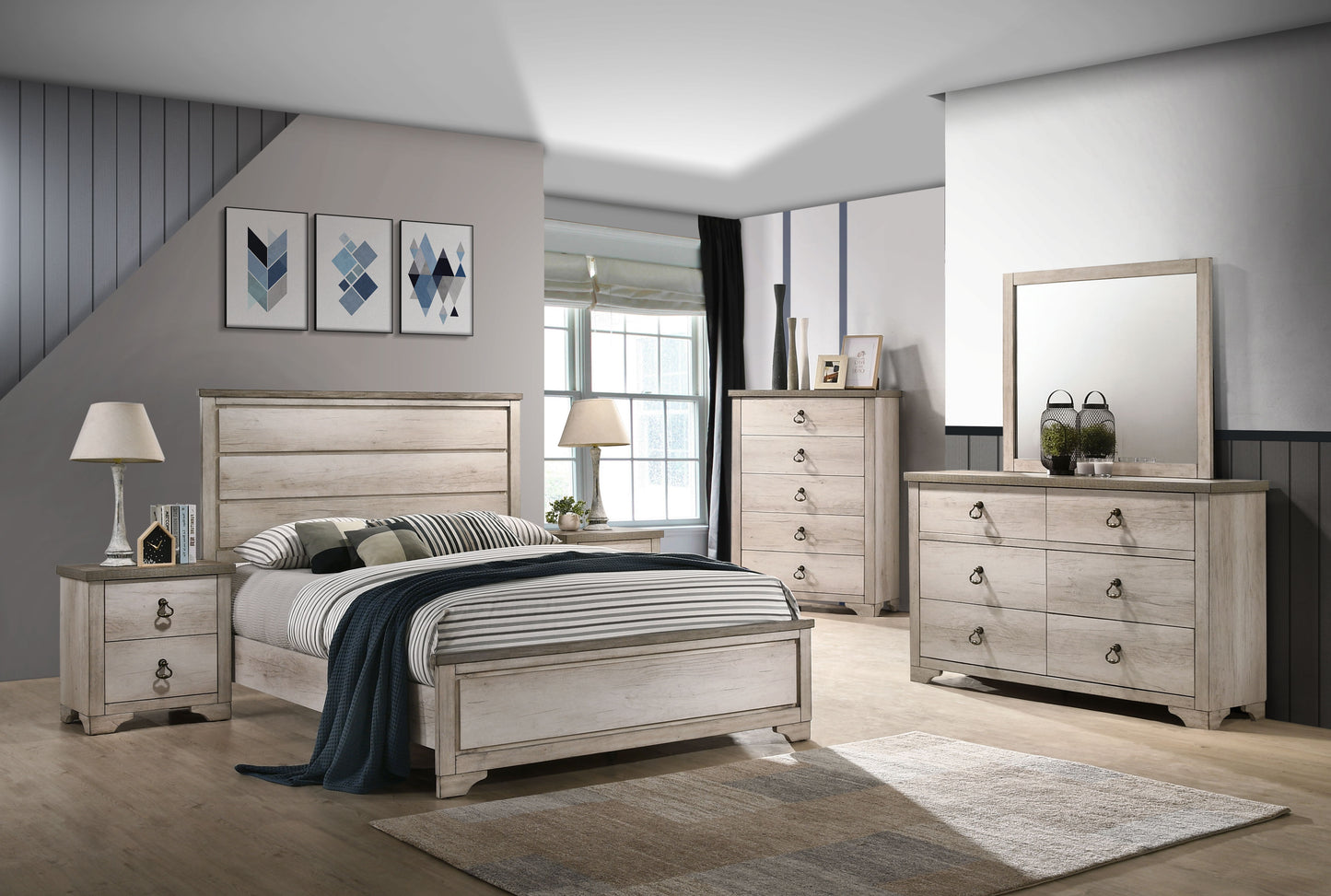 Patterson - Nightstand - Beige