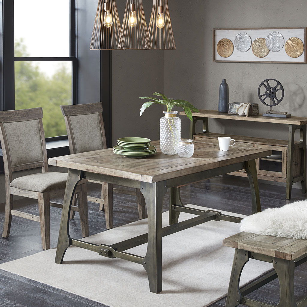 Oliver - Extension Dining Table - Gray