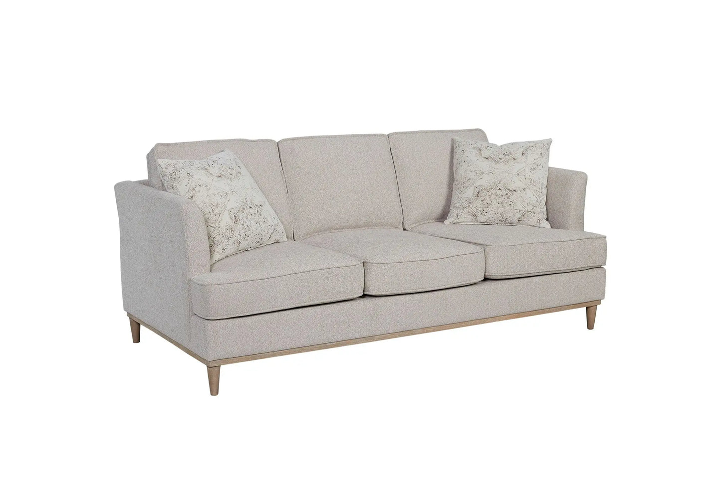 Sofa With 3 Reversable Cushions And 2 Pillows Bernards Furniture