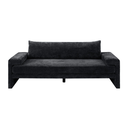 Upholstered 3 Seater Sofa With Wide Armrests Noble House