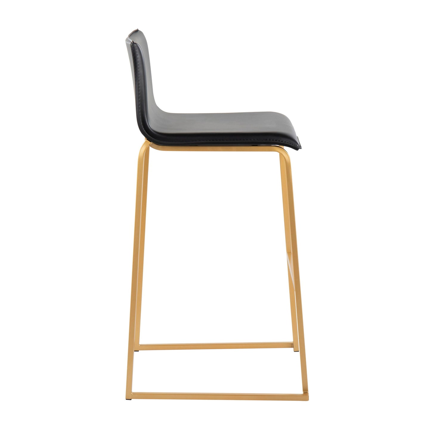 Mara - Contemporary Upholstered Barstool (Set of 2) Lumi Source