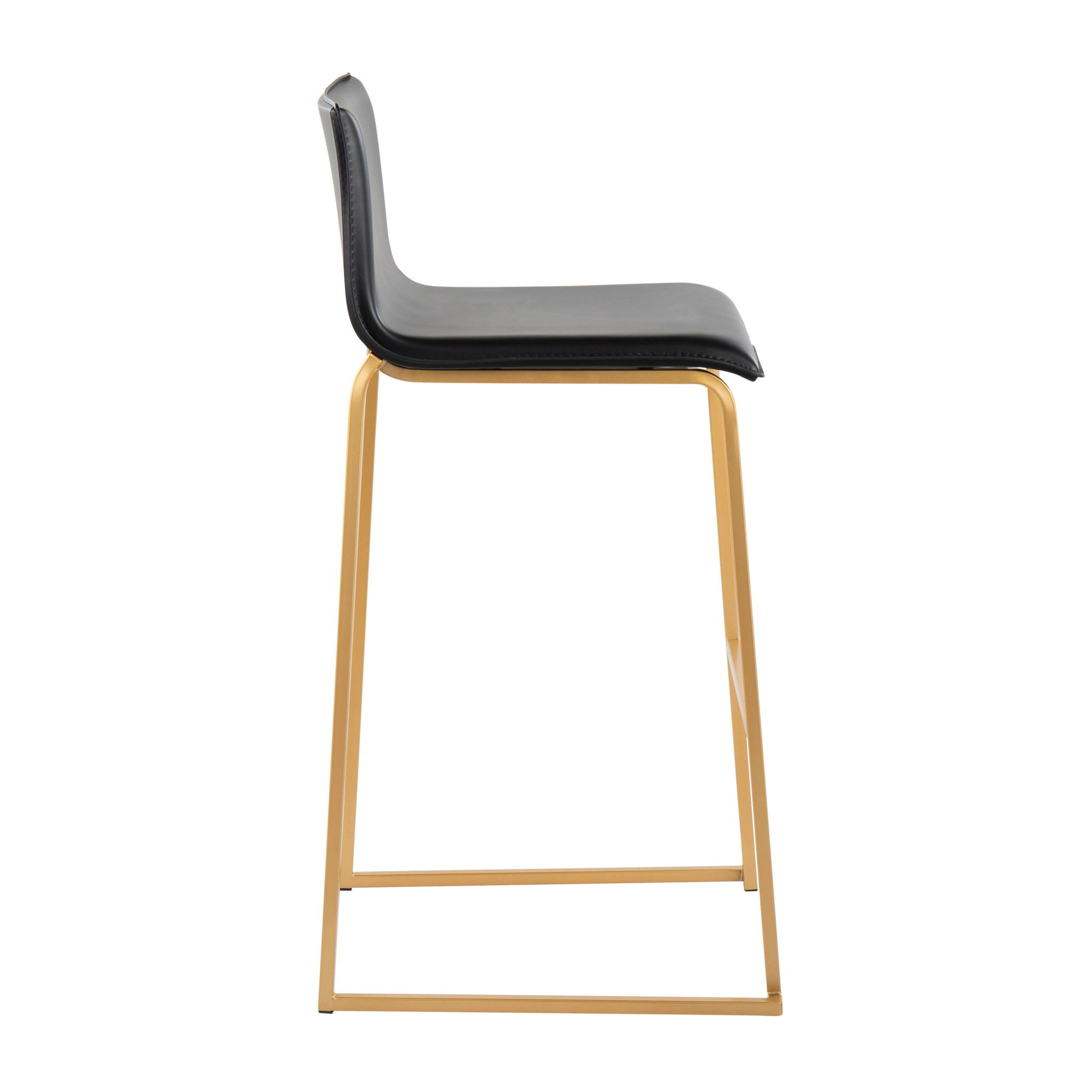 Mara - Contemporary Upholstered Barstool (Set of 2) Lumi Source