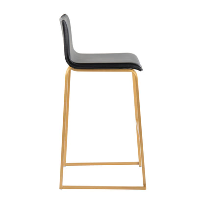 Mara - Contemporary Upholstered Barstool (Set of 2) Lumi Source
