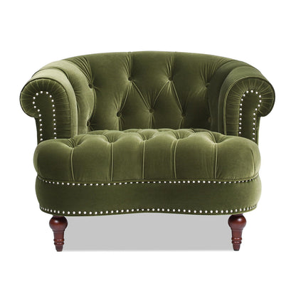 La Rosa - Victorian Tufted Upholstered Accent Chair Jennifer Taylor Home