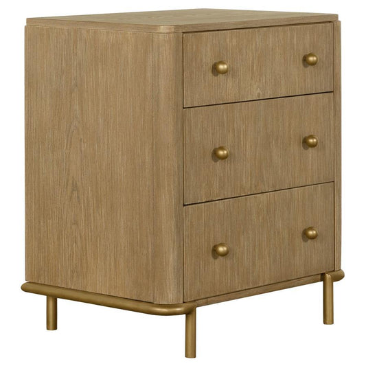 Arini - 3-Drawer Nightstand CoasterElevations