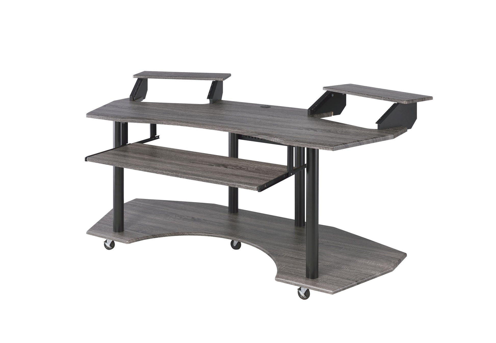 Eleazar - Music Recording Studio Desk - Wood Acme