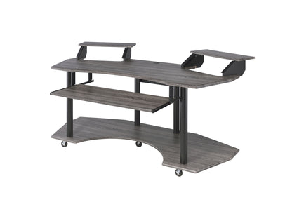 Eleazar - Music Recording Studio Desk - Wood Acme