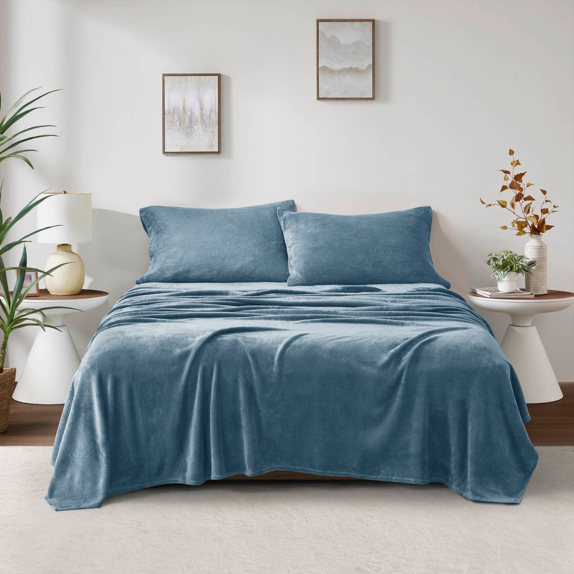 Soloft Sheet Set - Blue True North by Sleep Philosophy