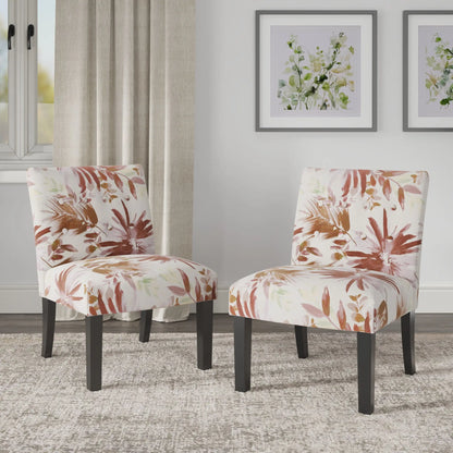 Verma - Floral Accent Chair Emerald Home
