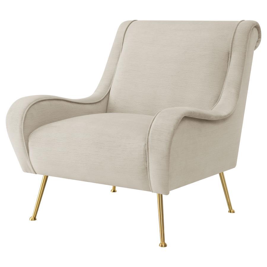Ricci - Upholstered Saddle Arm Accent Chair Coaster Fine Furniture
