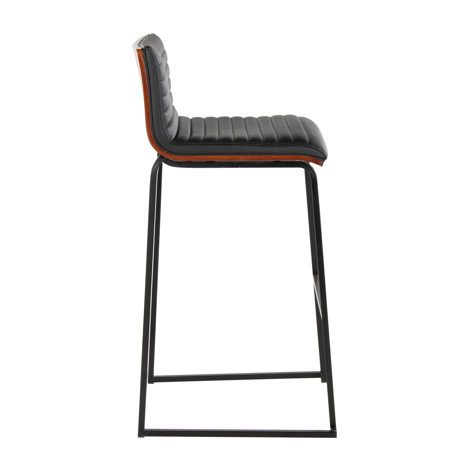 Mason Mara - Contemporary, Fixed Height Barstool (Set of 2) Lumi Source