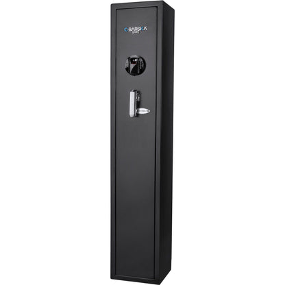 1.83 Cu Ft Biometric Keypad Rifle Safe - Black Daily Nest