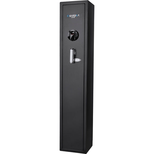 1.83 Cu Ft Biometric Keypad Rifle Safe - Black Daily Nest