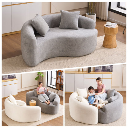 Tai Chi - Curved Dual Depth Loveseat Home Essentials