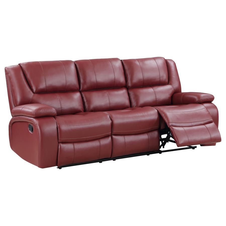 Camila - Upholstered Motion Reclining Sofa Coaster Fine Furniture