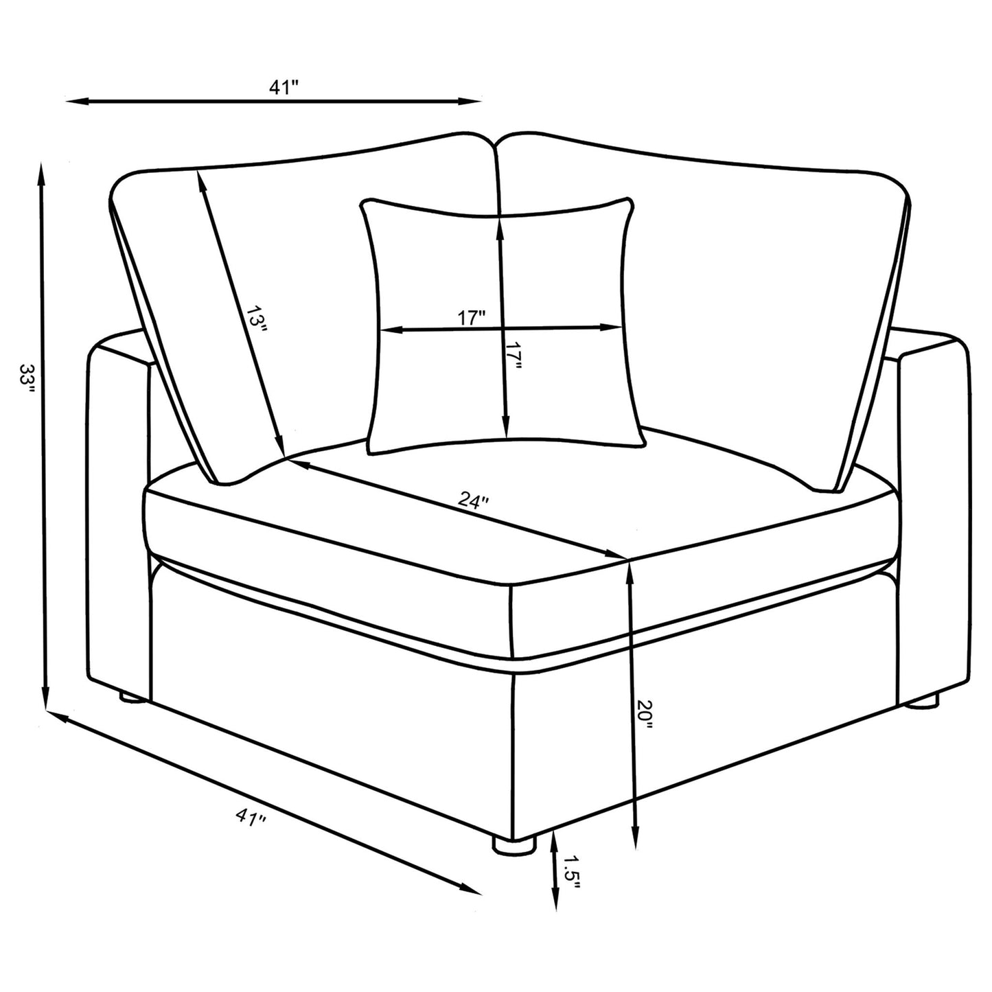 Rhette - Upholstered Sectional With Reversible Cushions Furniture Max
