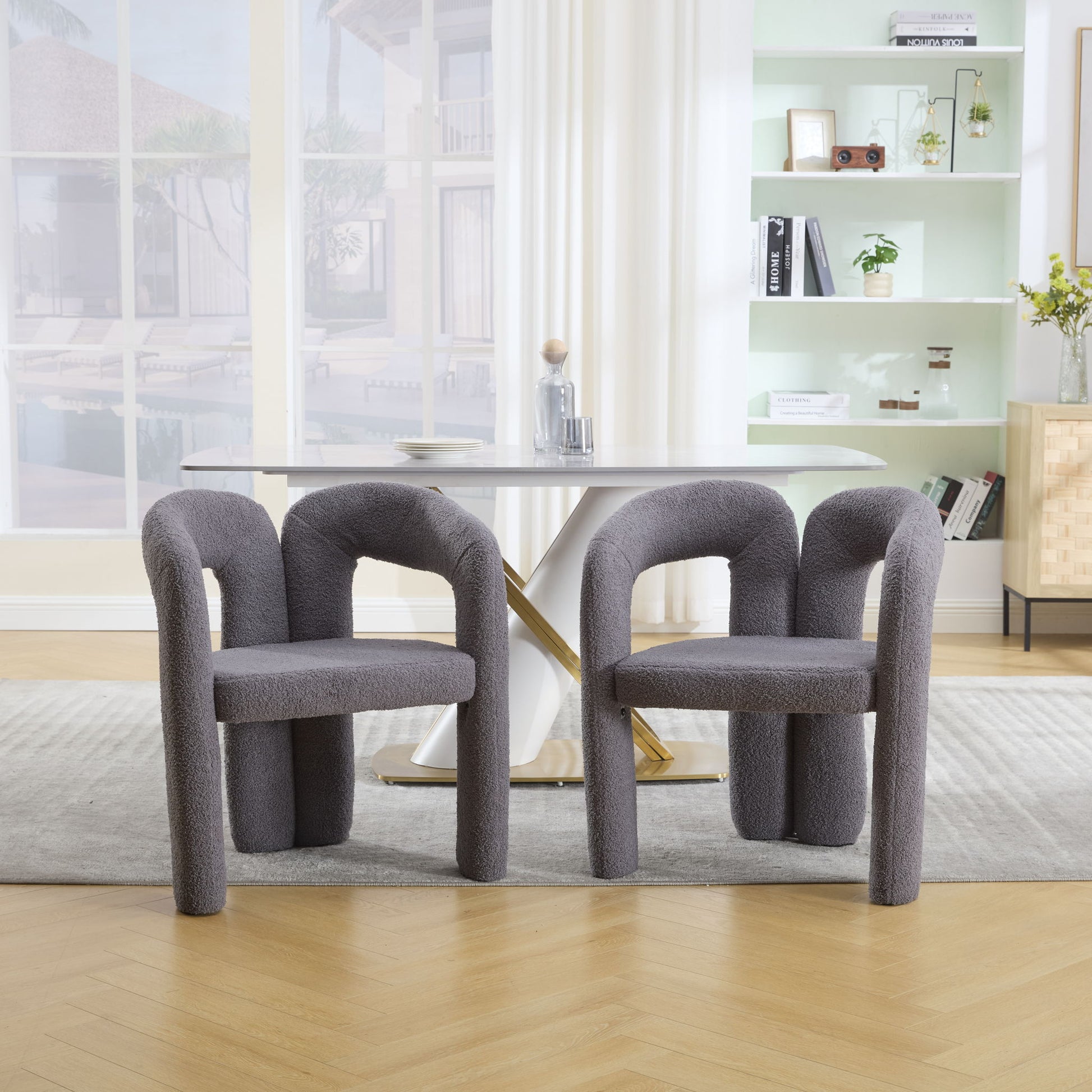 Coolmore Contemporary Designed Accent / Dining Chair With Armrests Home Essentials