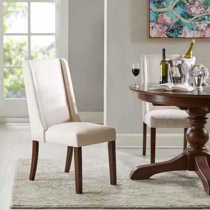 Brody - Wing Parson Dining Chair (Set of 2) - Cream JLA