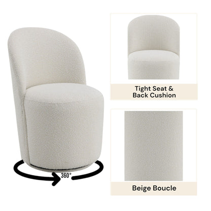 Hollis - Side Chair (Set of 2) - Beige Acme