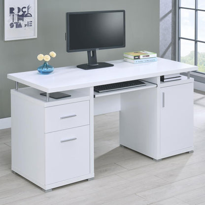 Tracy - 2-Drawer Office Computer Desk CoasterEveryday