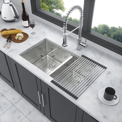 Modern Double Bowl Undermount Kitchen Sink 50 / 50 Design Stainless Steel Daily Nest