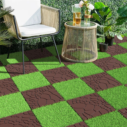 Stone Texture Patio Deck Tiles, Diy Module Interlocking Decking Floor Tiles Daily Nest