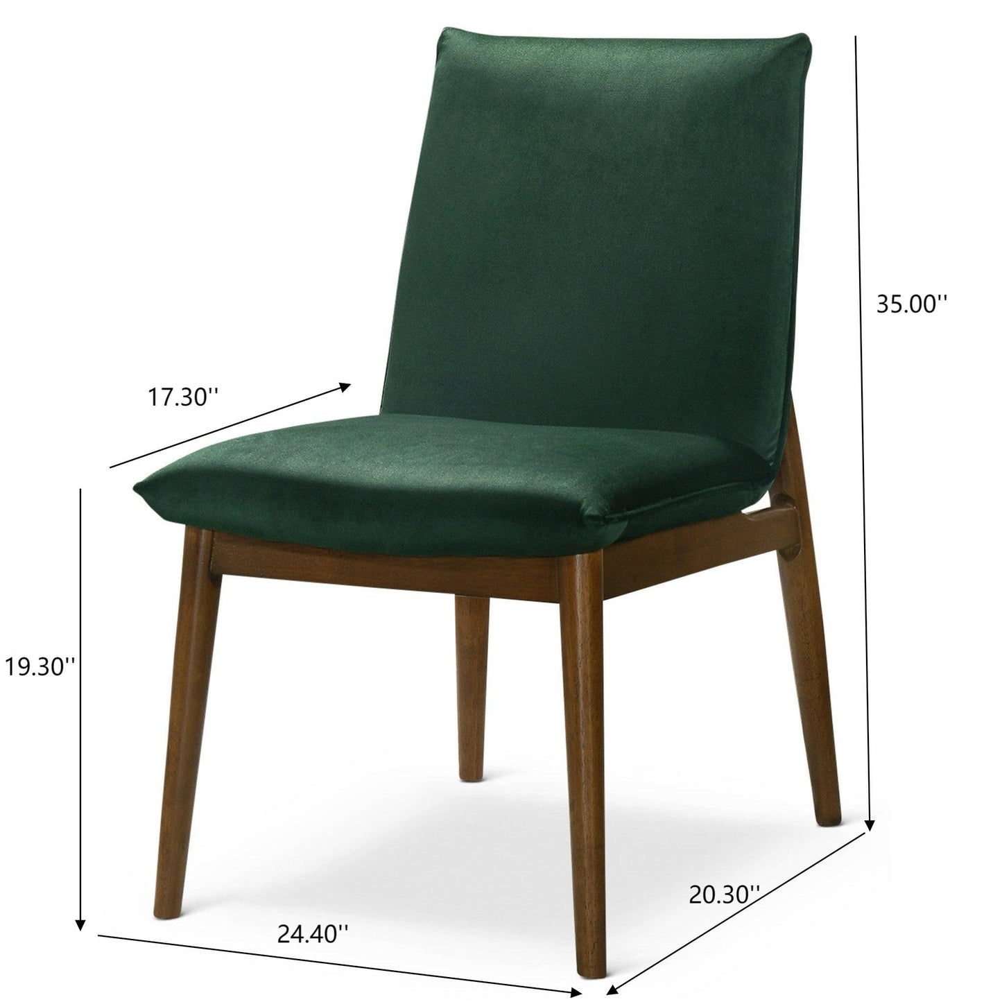 Monza - Contemporary Dining Chair (Set of 2) Ashcroft Furniture