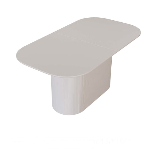 Modern Dining Table With Vertical Striped Legs Home Essentials