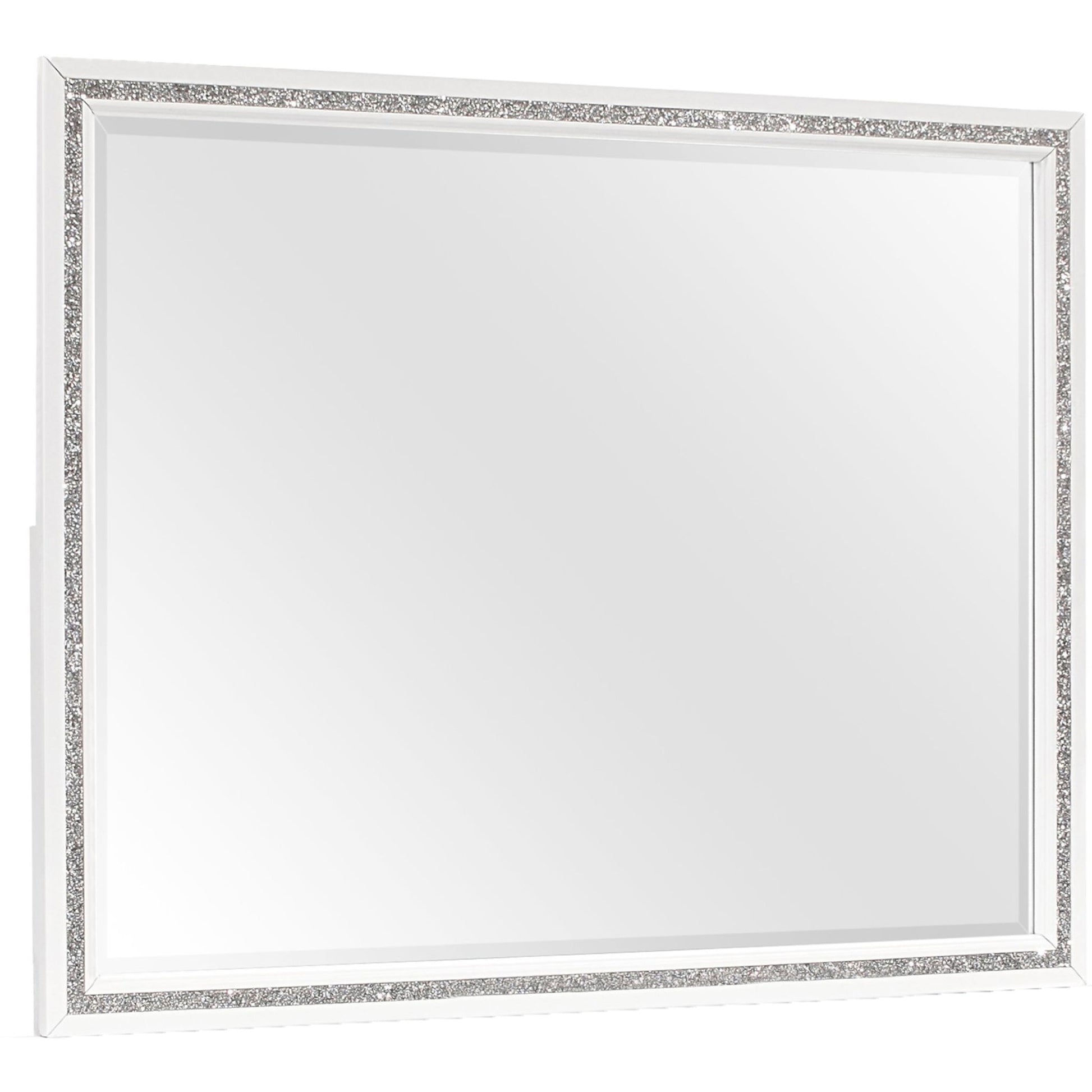 Almera - Glitter Mirror - White Global Furniture USA