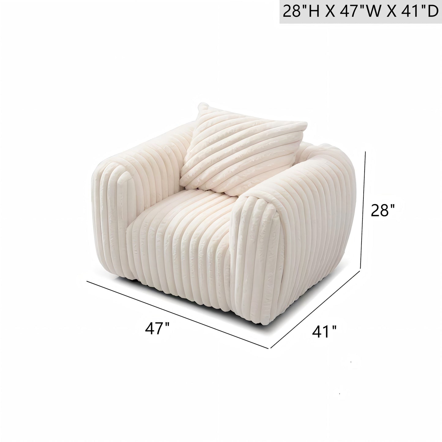 Cancun - Chair - White Glory Furniture