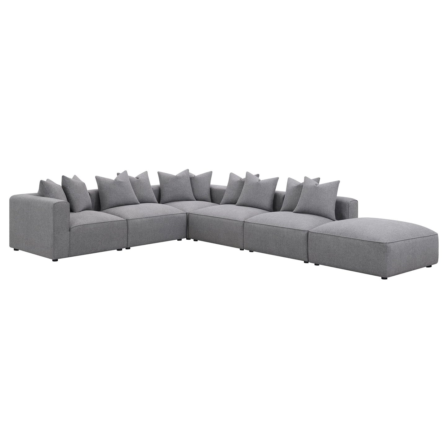 Amherst - Modular Sectional With Cushions - Gray Furniture Max