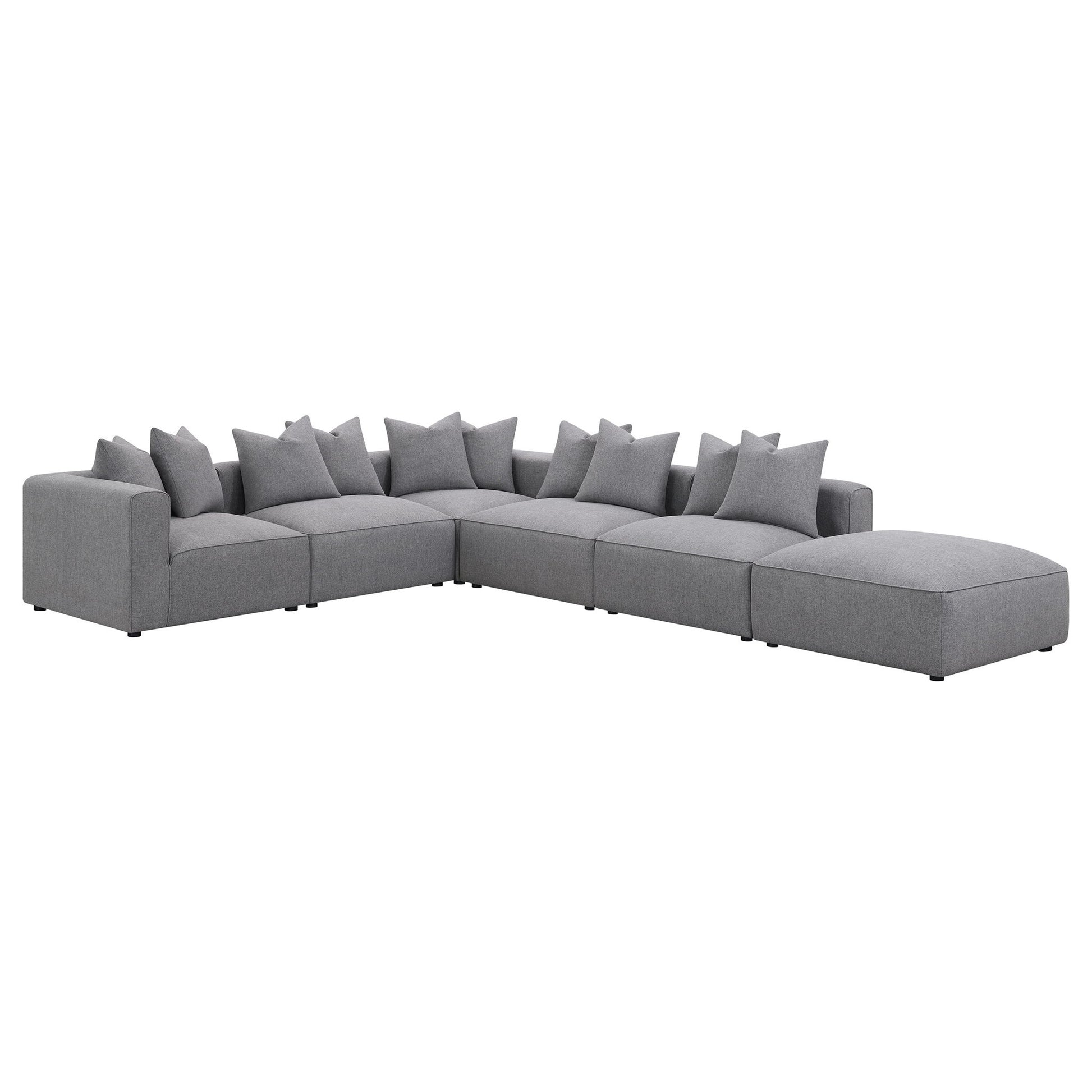 Amherst - Modular Sectional With Cushions - Gray Furniture Max