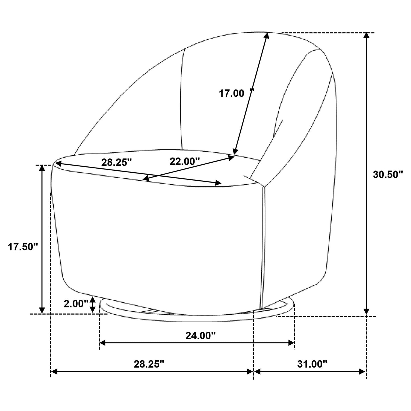 Denali - Accent Swivel Chair Furniture Max