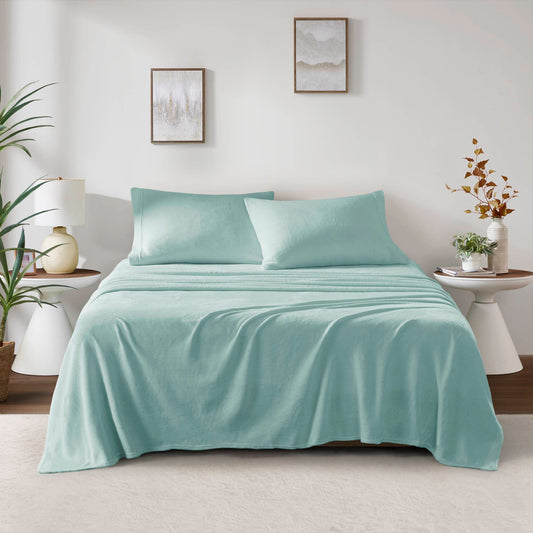 Queen Soloft Sheet Set - Aqua True North by Sleep Philosophy