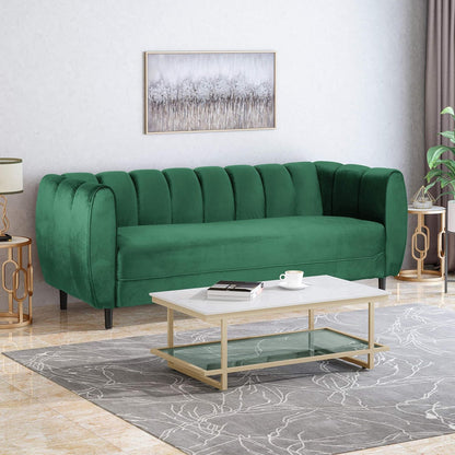 Miranda - Modern Glam 3 Seater Sofa Noble House