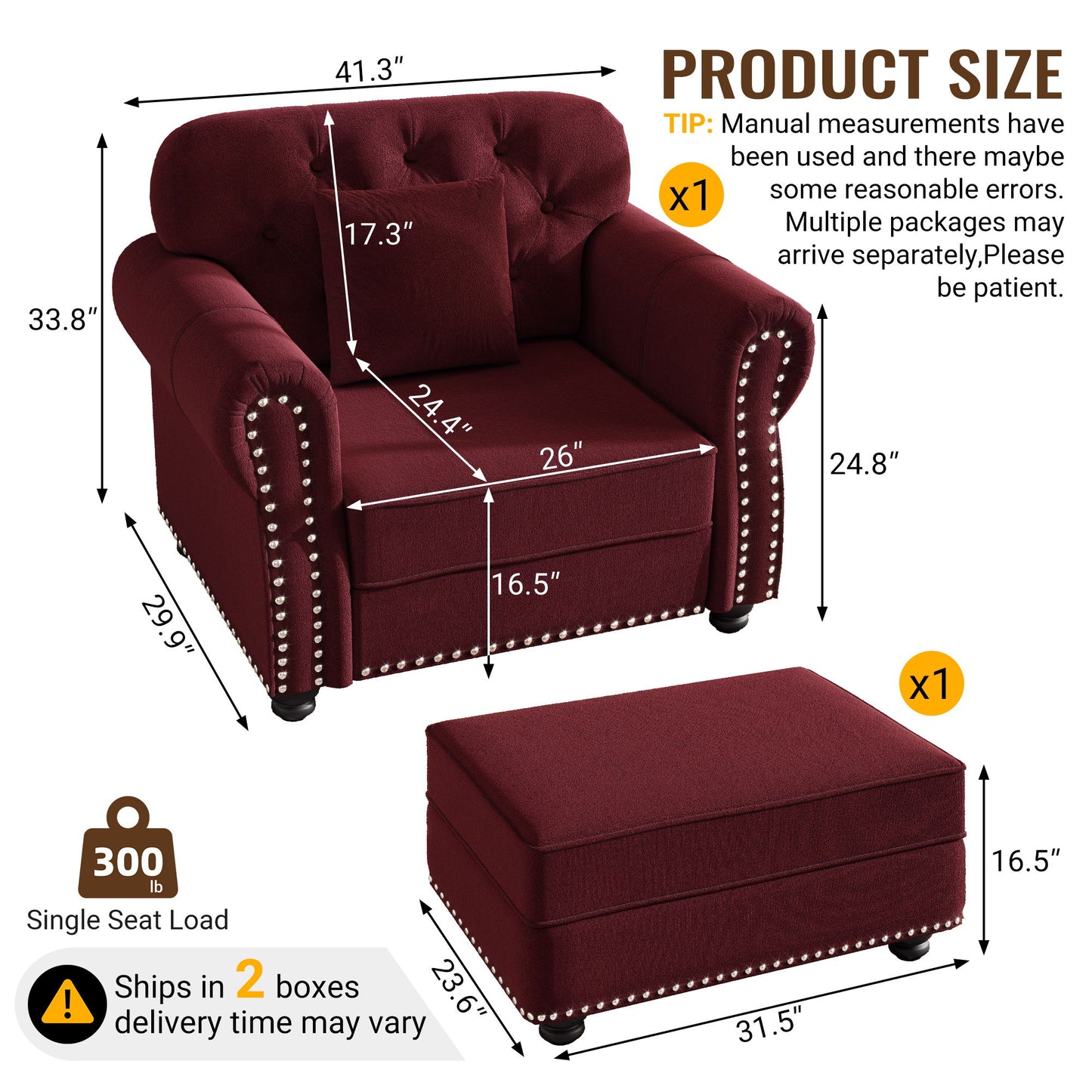 Sofa With Nailhead Trim And Rolled Armrests Home Essentials